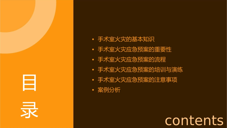 手术室火灾应急预案护理课件_第2页