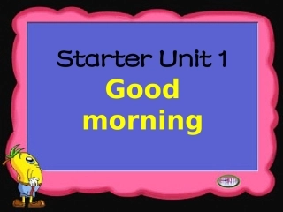 新目标七年级英语上Starter_Unit1