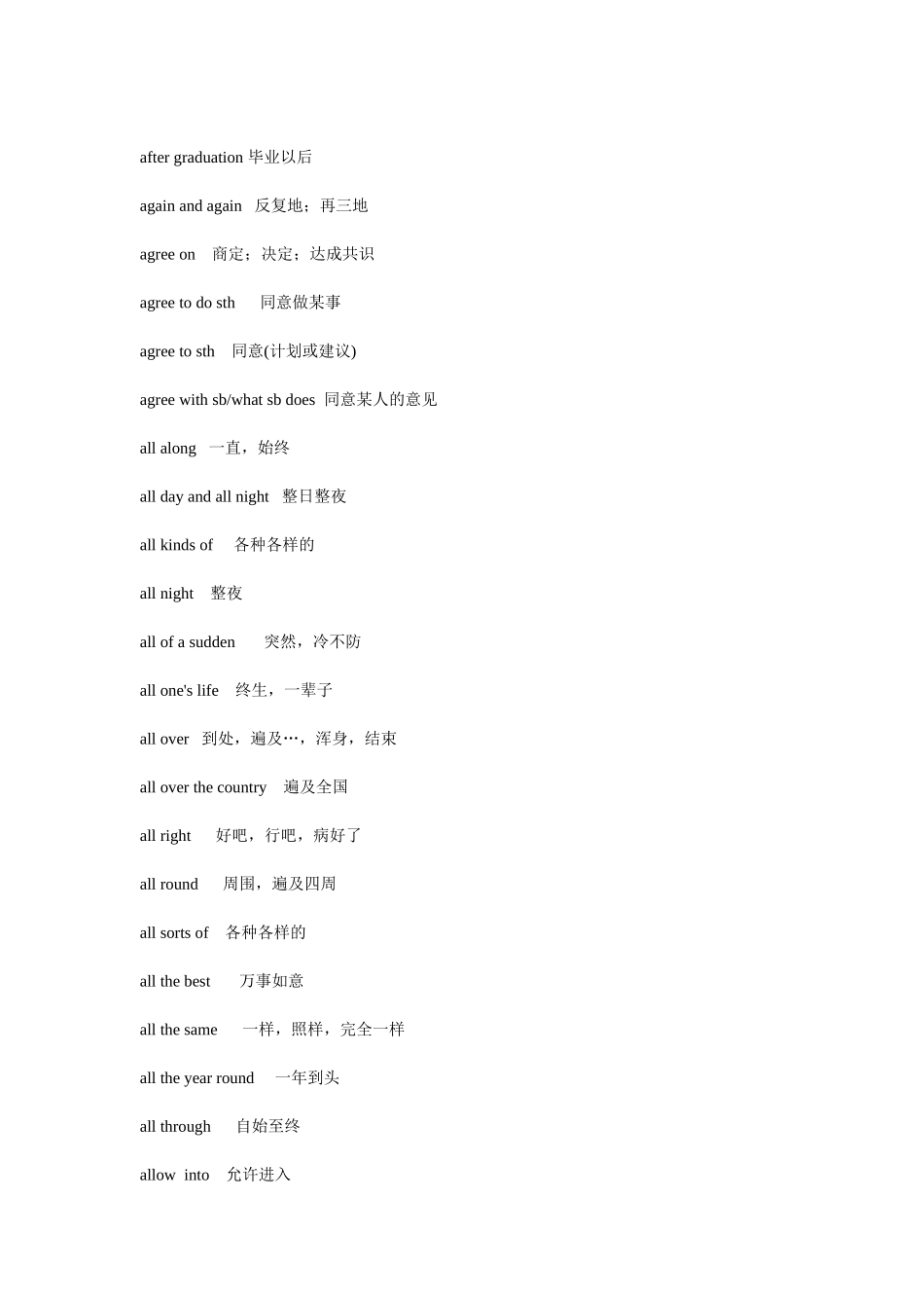 高中英语必背短语考点_第2页