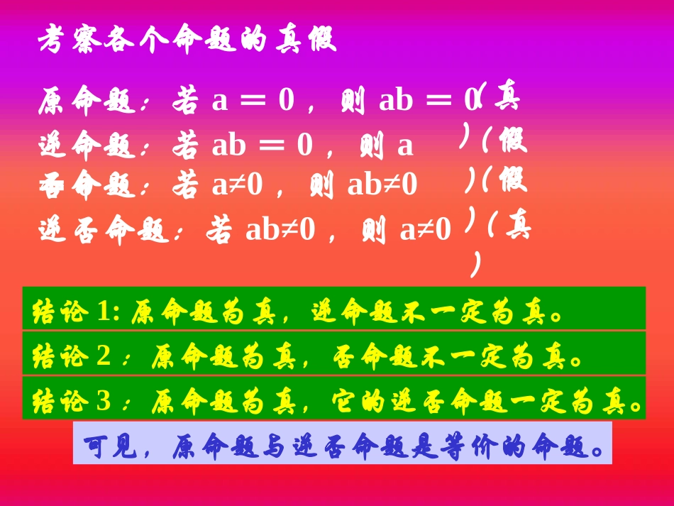 四种等价命题_第2页