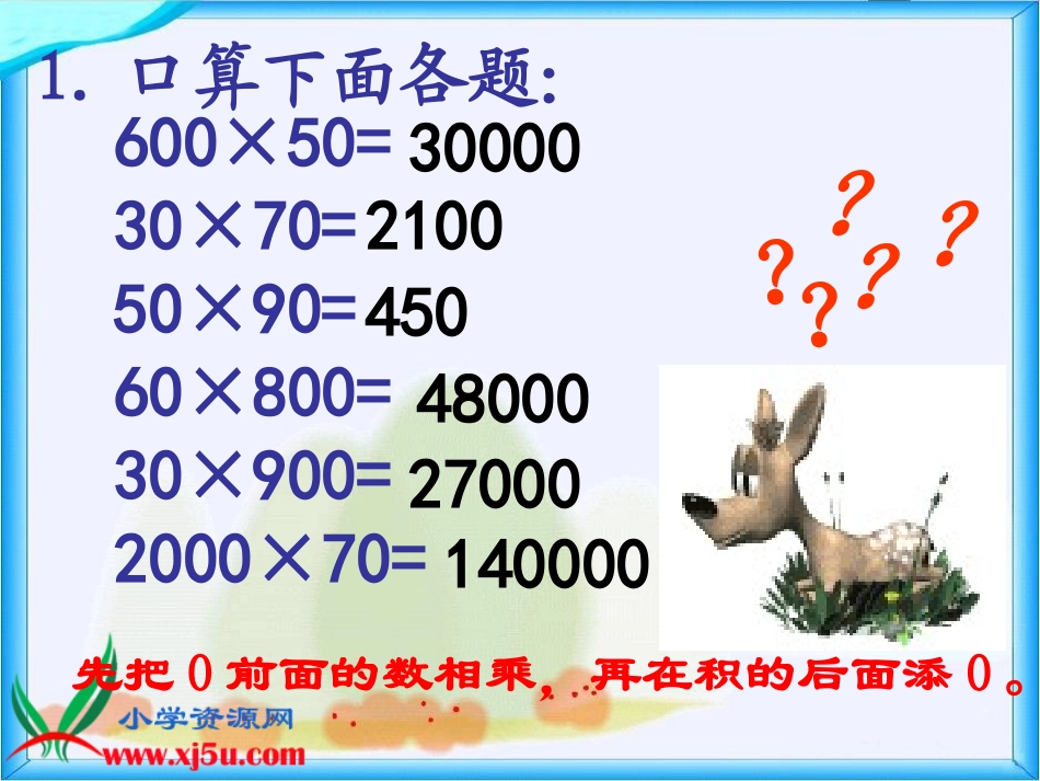 人教新课标数学四年级上册《乘法估算》PPT课件_第3页