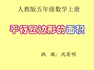 平行四边形的面积 (3)