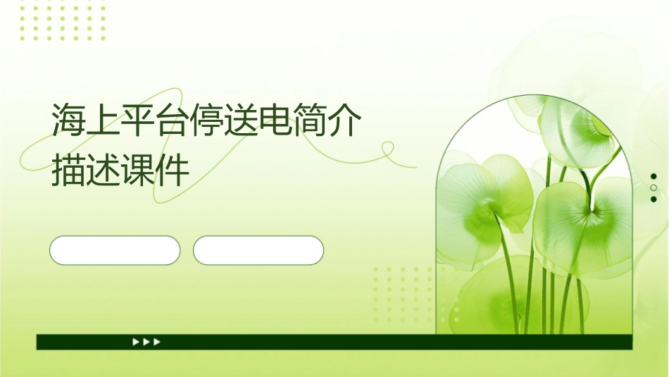 海上平台停送电简介描述课件_第1页