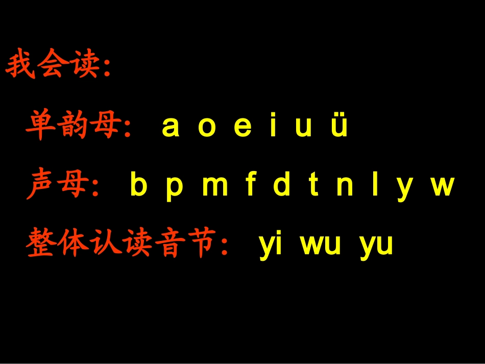 《汉语拼音复习一》教学课件_第2页