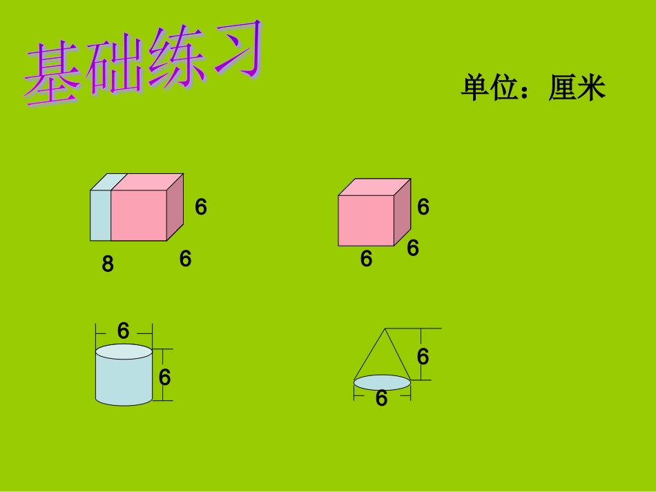 立体图形的体积与表面积-付嘉喜_第3页