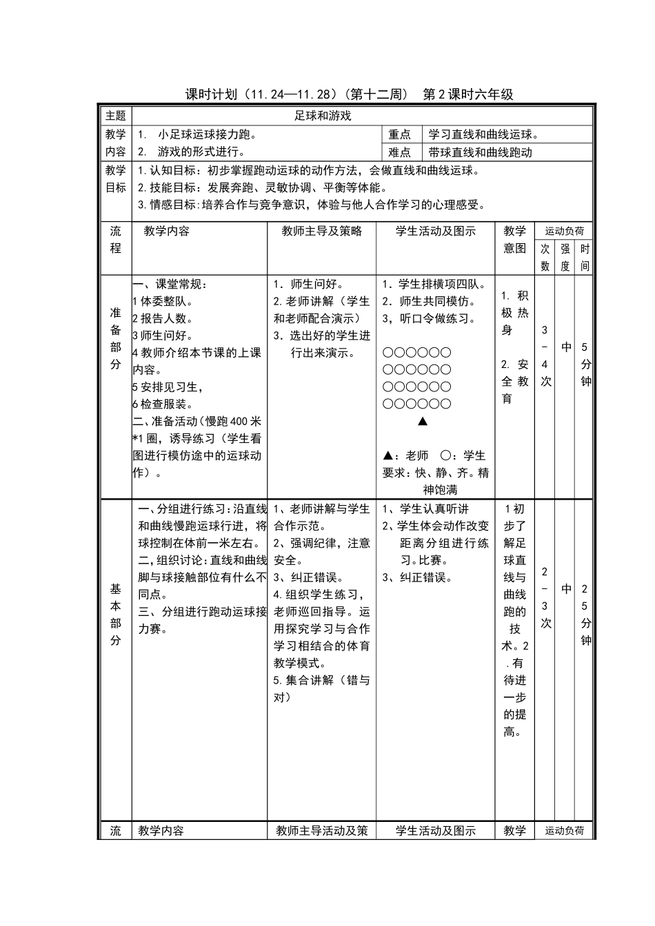 六年级第十二周课时计划_第3页