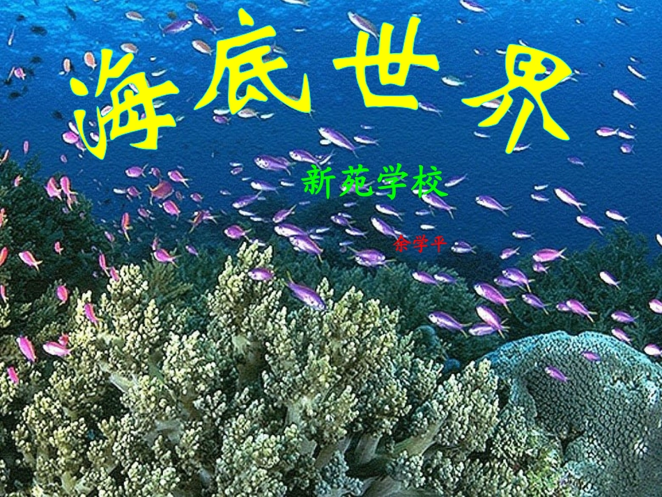 海底世界_课件1_第1页