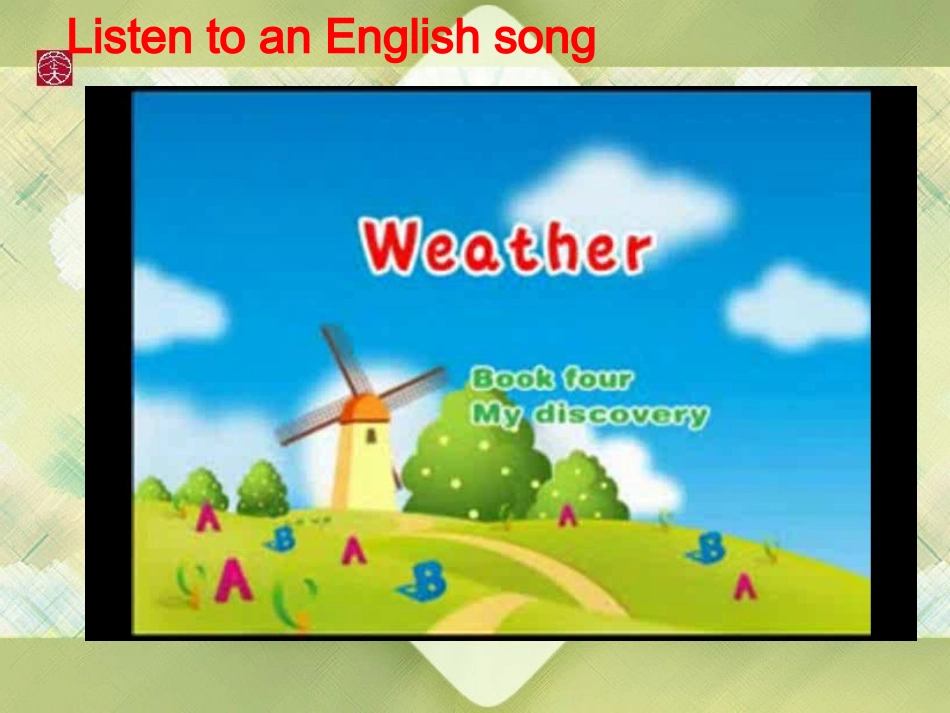 七年级英语新目标下Unit6Itisraining!课件_第2页