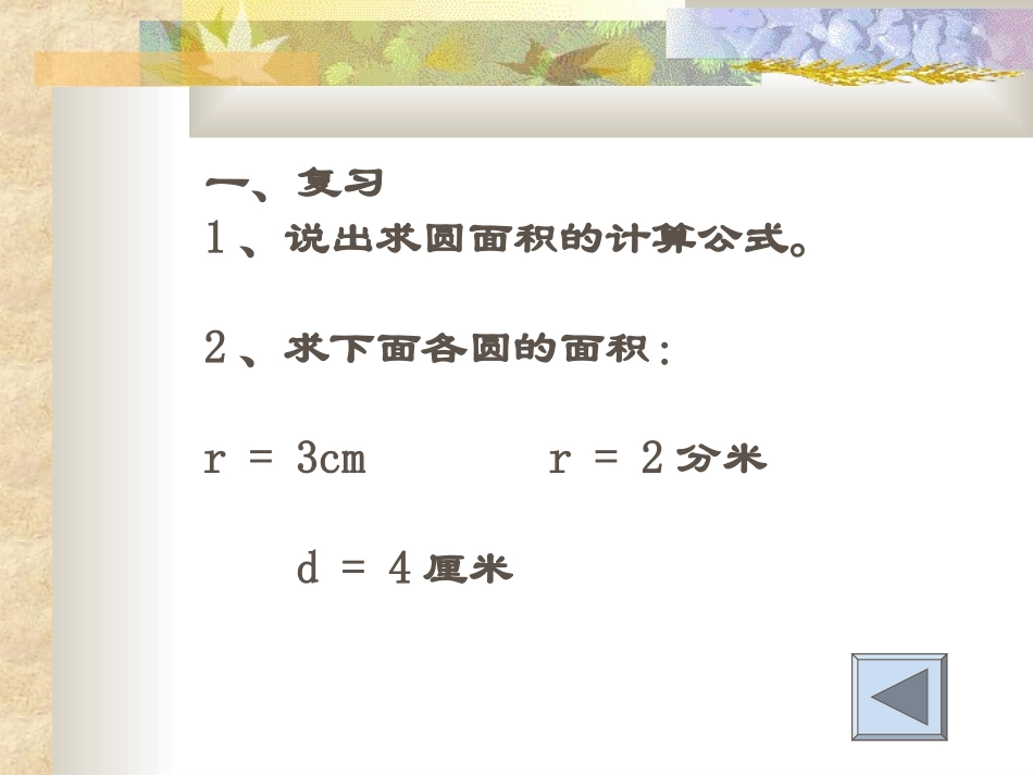 圆环面积计算练习题_第1页
