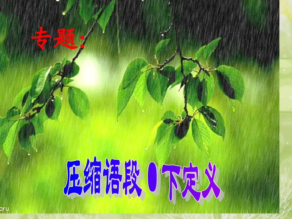 专题：下定义_第1页