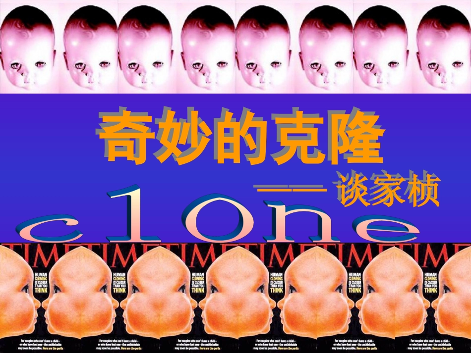 《奇妙的克隆》（自己）_第2页