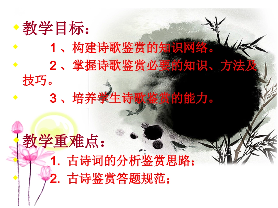 初中诗歌鉴赏_第3页