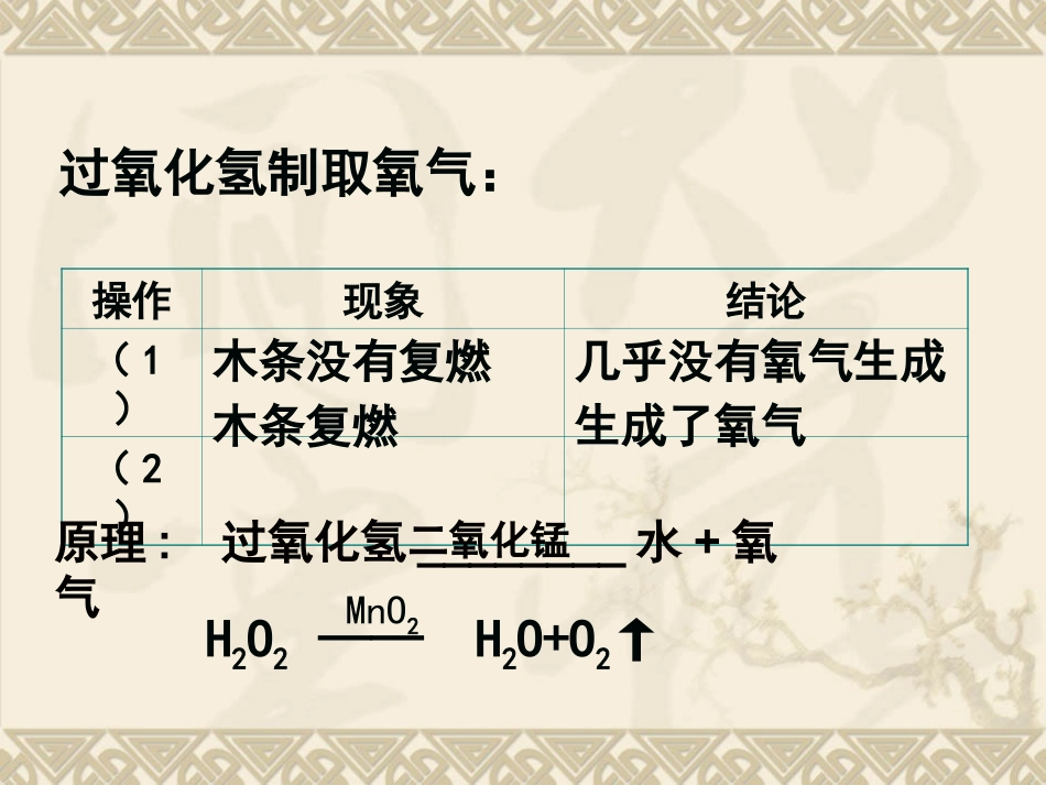初三化学2单元课题3制取氧气_第2页