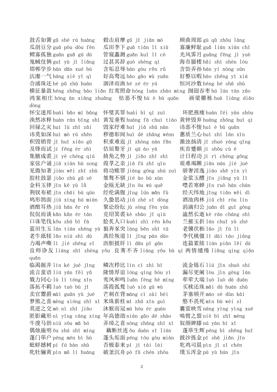 实用成语词典_第2页