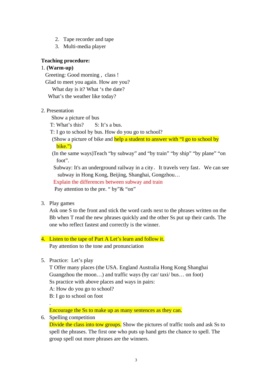 英语六上教案董玉丽_第3页