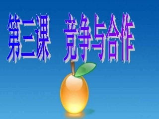 陕教版初中八下3111竞争合作谋发展课件