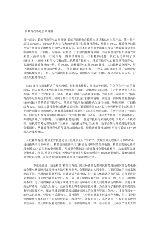 长虹 松下 背投彩电会聚调整方法