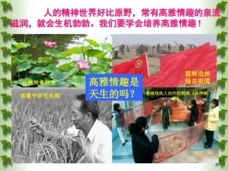 过富有情趣的生活