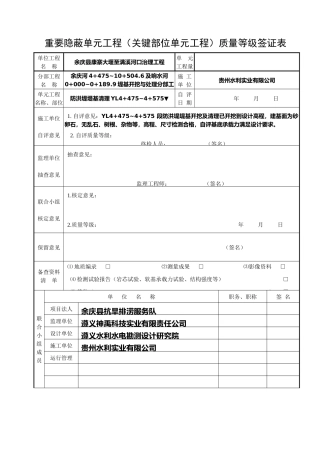 重要隐蔽单元_(关键部位)质量等级签证表2