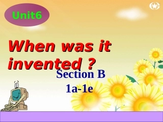 2014年秋新目标九年级上Unit6SectionB2a-2e课件（50页）