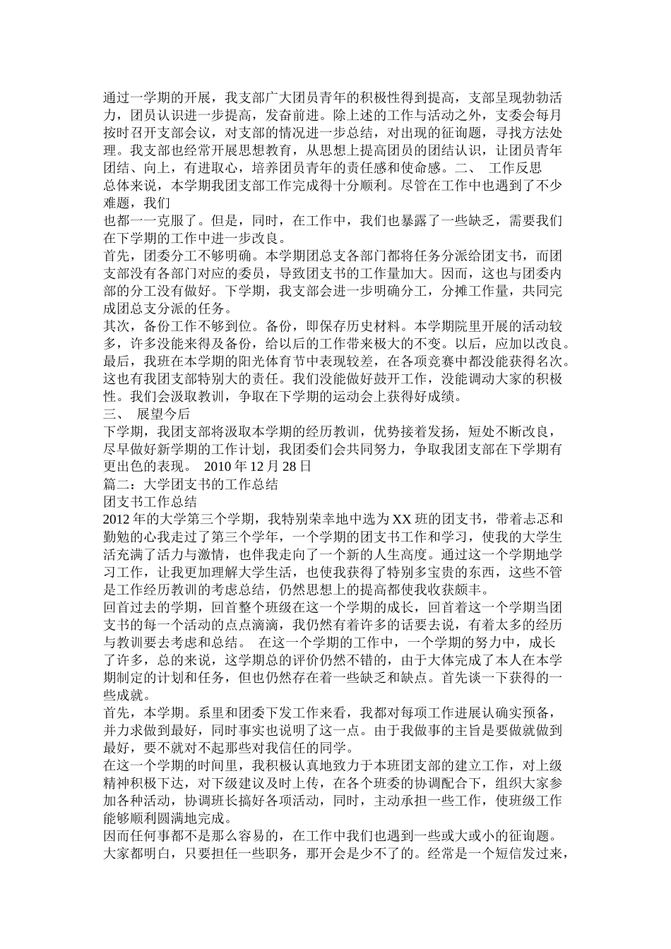 大学团支部工作总结_第2页