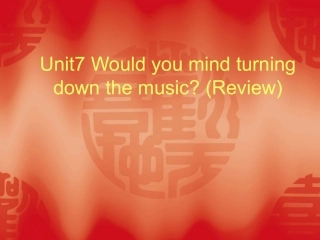 新目标八年级下册Unit7复习课件