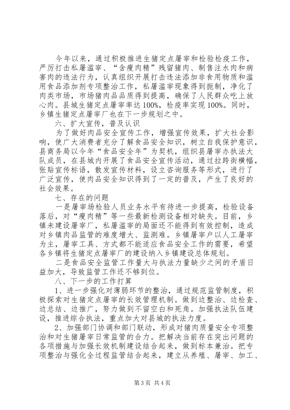 食药监管年度安全自查工作报告_第3页