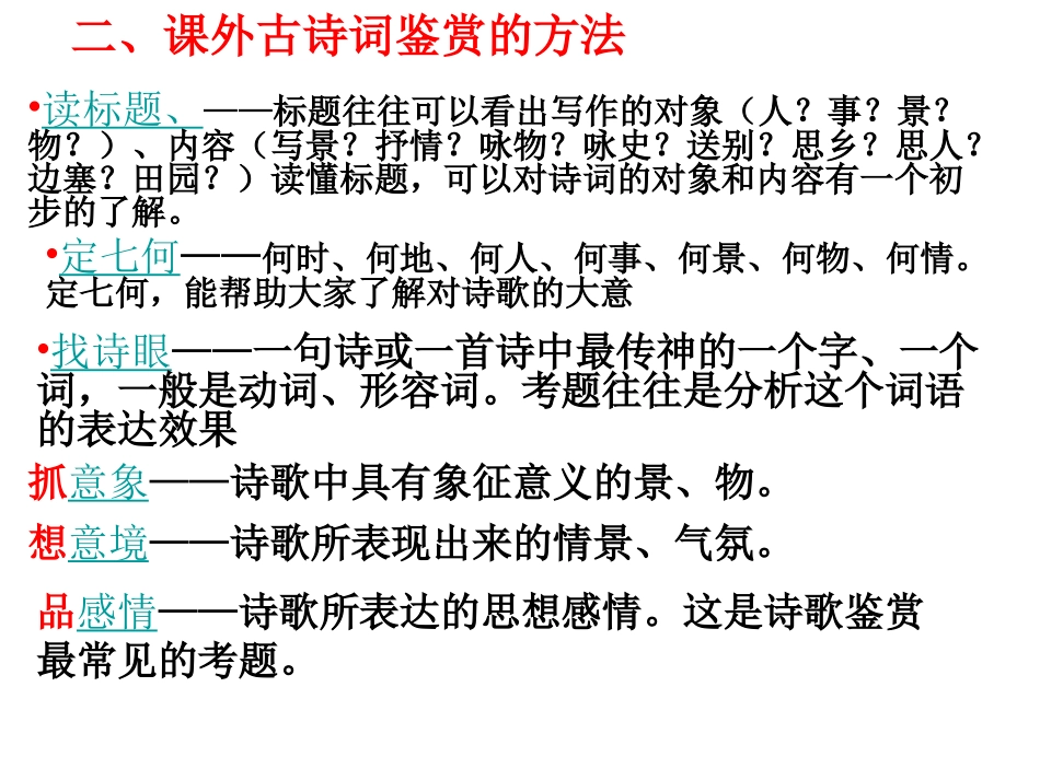 课外古诗鉴赏_第3页