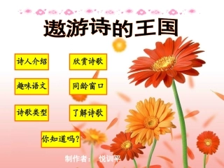 遨游诗的王国