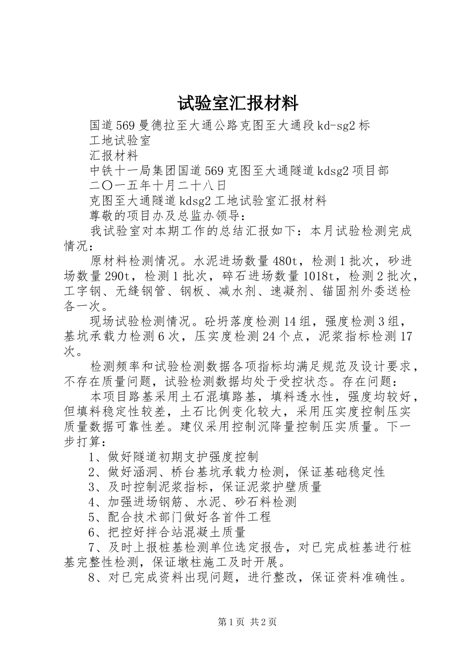 试验室汇报材料_第1页