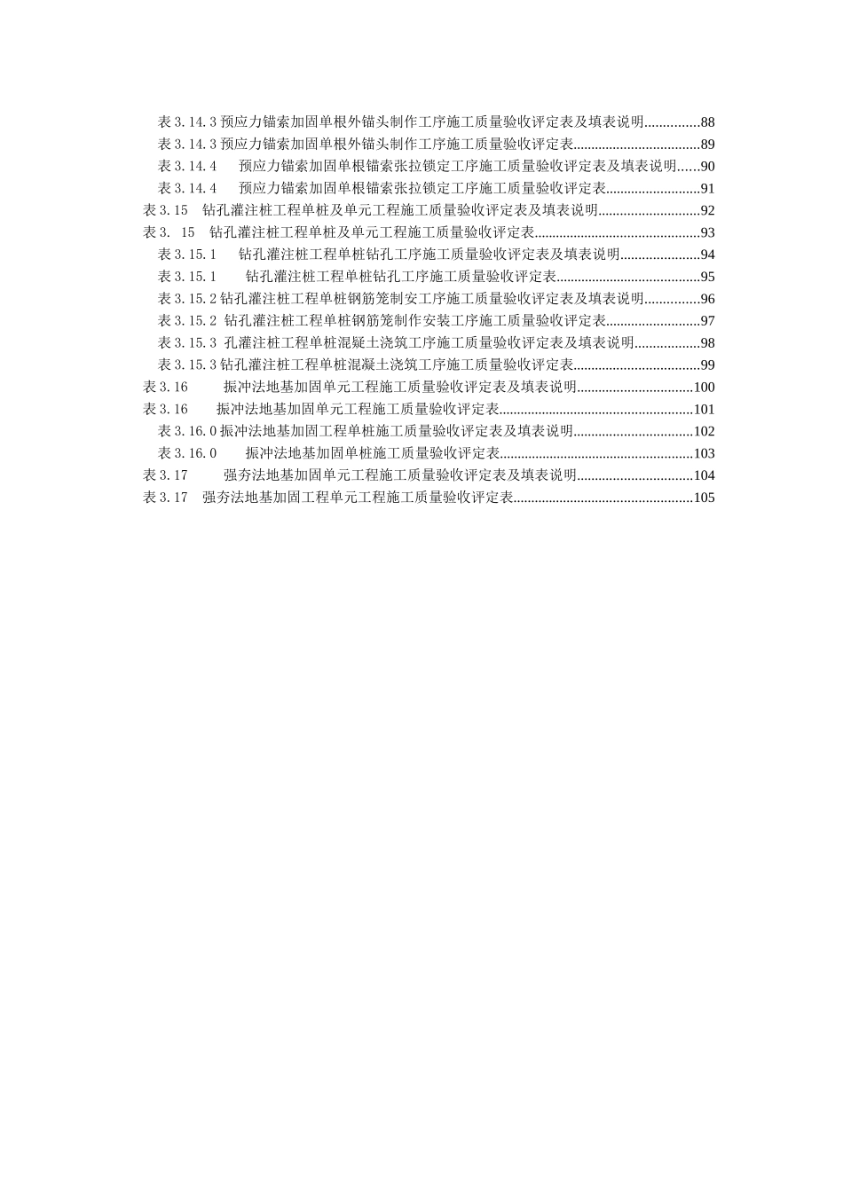 质量评定专用表格3地基处理与基础工程_第3页