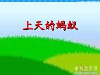 《上天的蚂蚁》教学课件