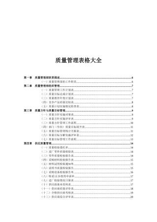 质量管理表格大全(100页)2