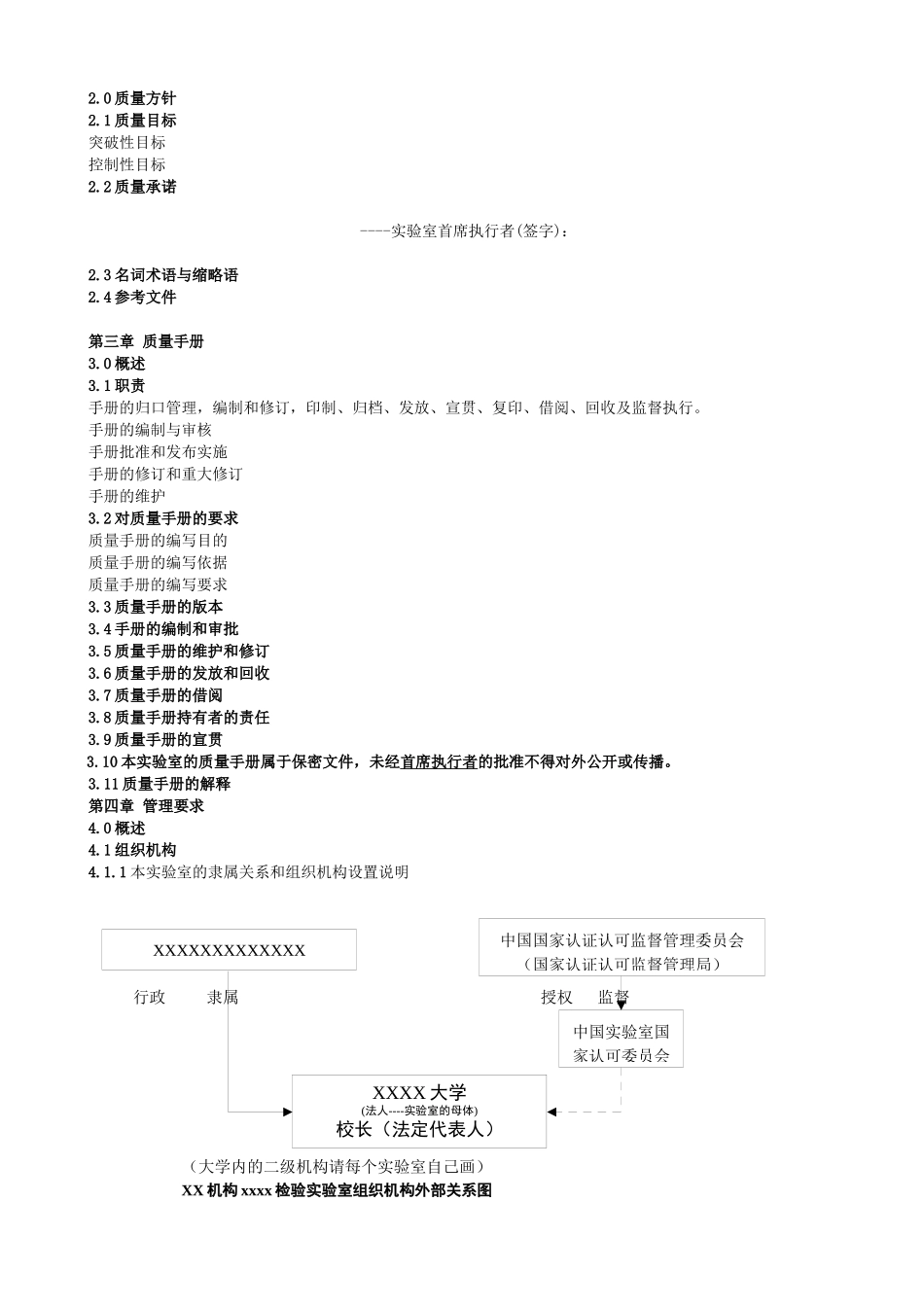 质量手册编写提纲_第2页
