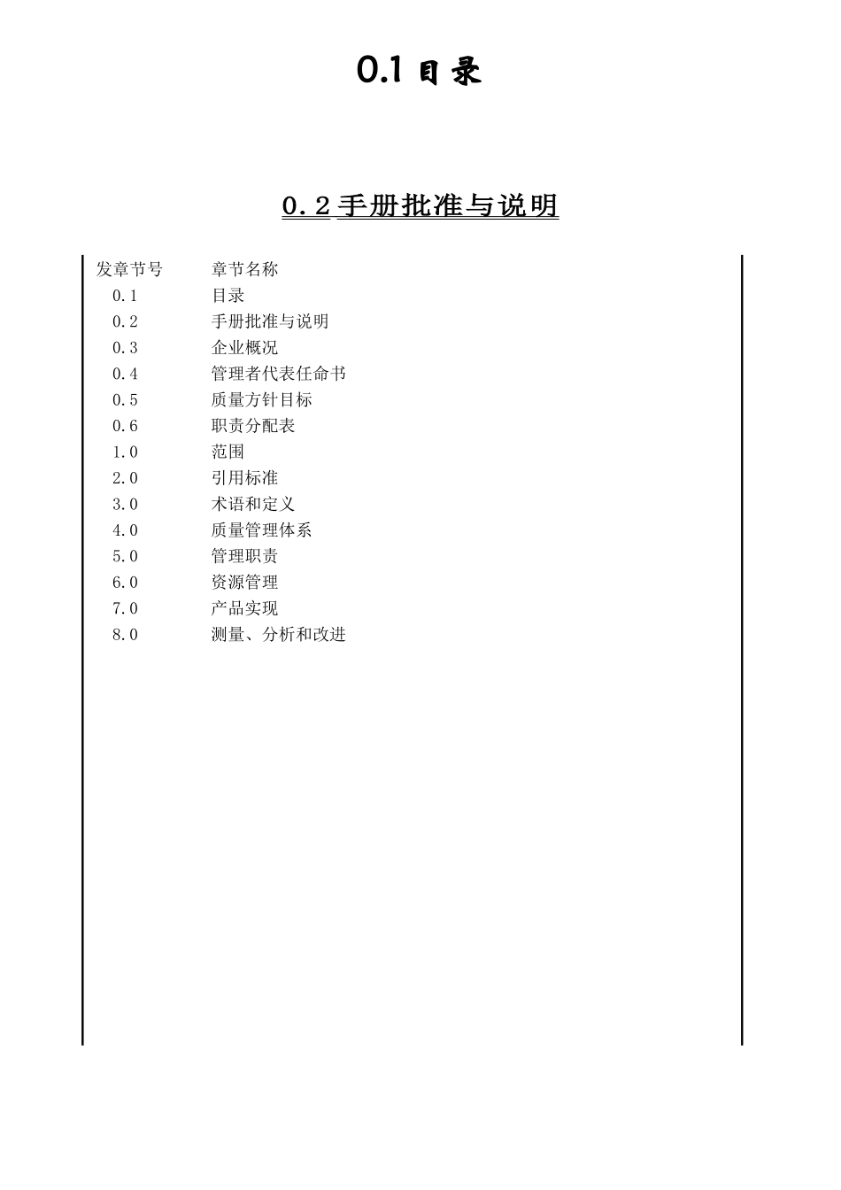 质量手册(佛山)_第1页