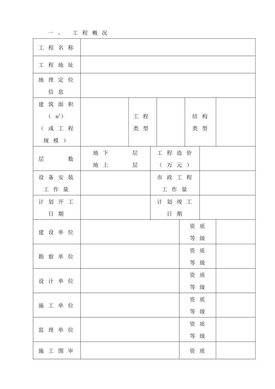 质量安全监督登记书及相关表格_第3页