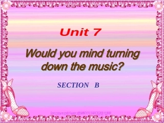 新目标八下Unit7SectionB课件