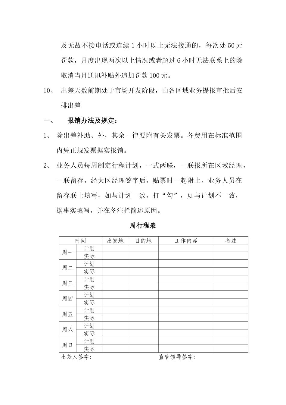 营销部费用报销标准(新)(1)_第2页