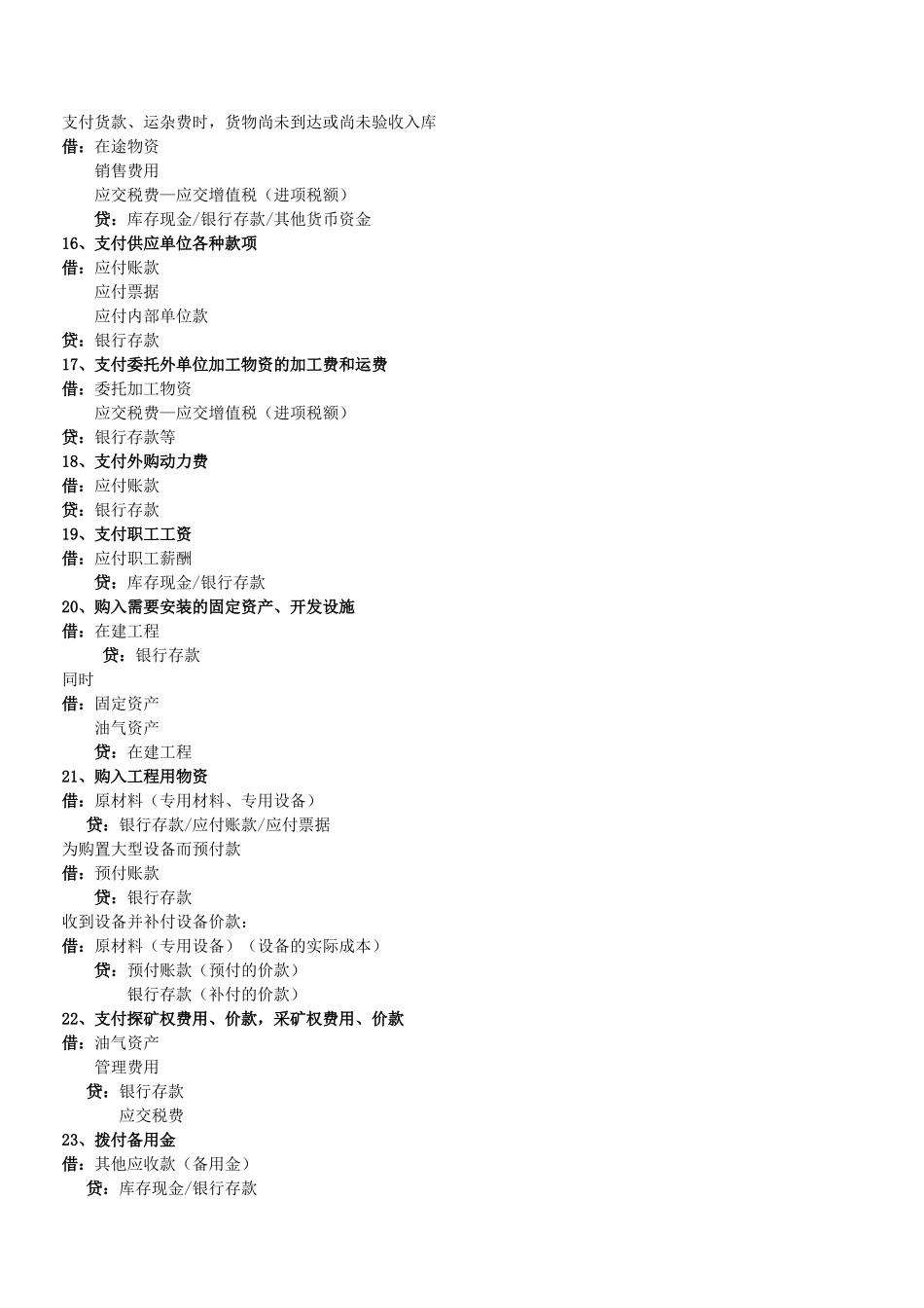 营改增后最新会计分录大全_第3页