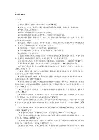 营业税优惠简介( 10)