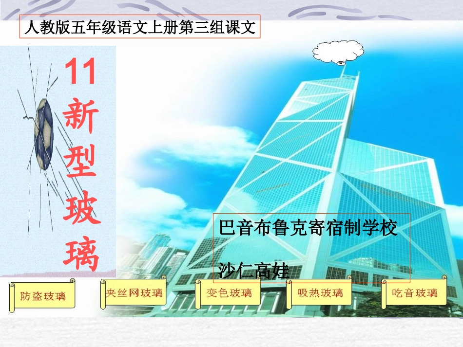《11新型玻璃》PPT课件[1] (2)_第1页