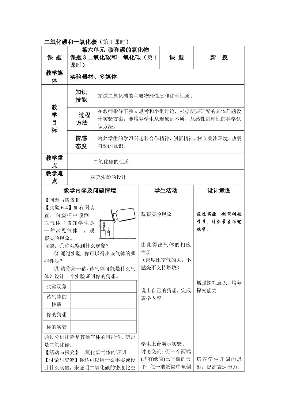 二氧化碳和一氧化碳 (2)_第1页