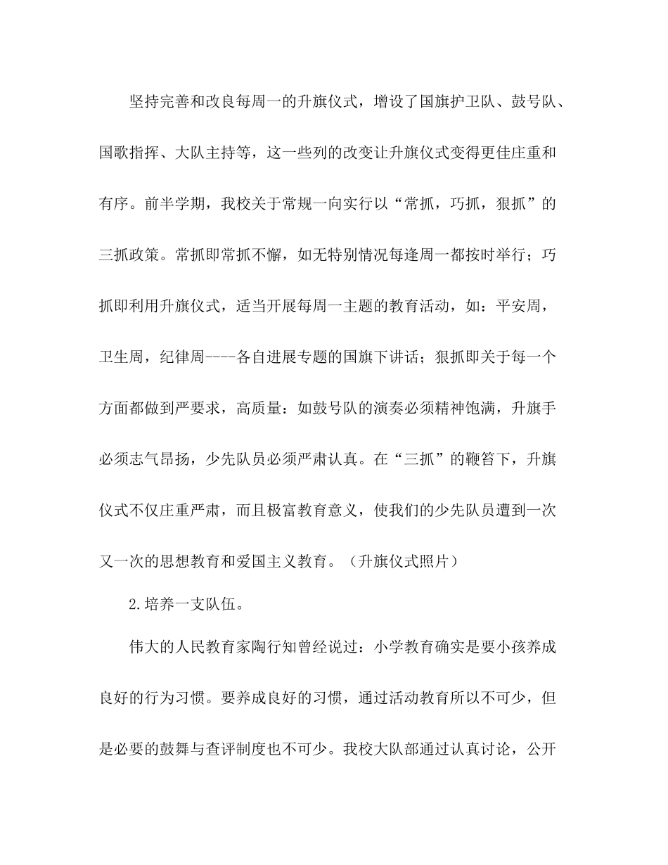 小学少先队工作参考总结2_第2页