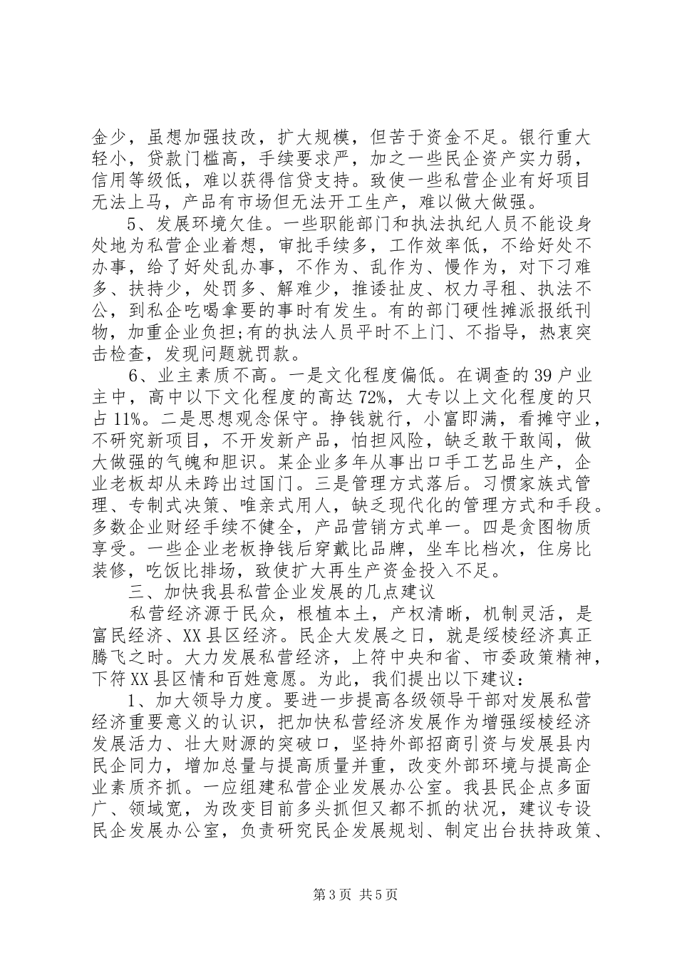 私营企业市场调查研究报告_第3页