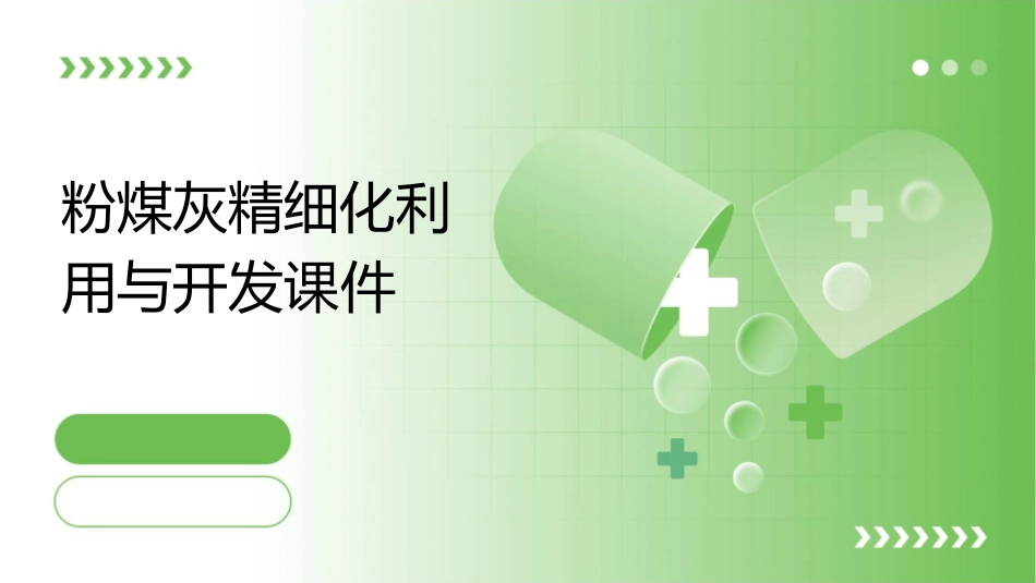 粉煤灰要实现精细化利用和开发课件_第1页