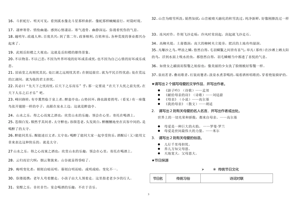 八年级词汇积累_第3页