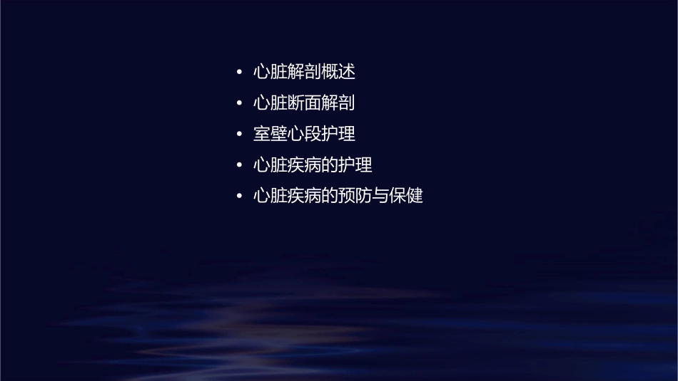 心脏断面解剖及室壁心段护理课件_第2页