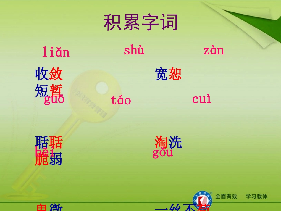 人教版七年级上册短文两篇《蝉》《贝壳》课件_第3页