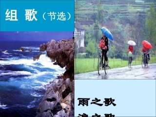人教版八年级下《组歌》节选精品课件1