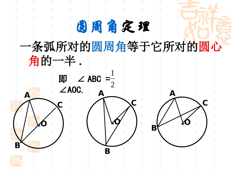 圆周角和圆心角的关系2_第3页